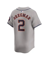 Nike Men's Alex Bregman Gray Houston Astros Away Limited Player Jersey