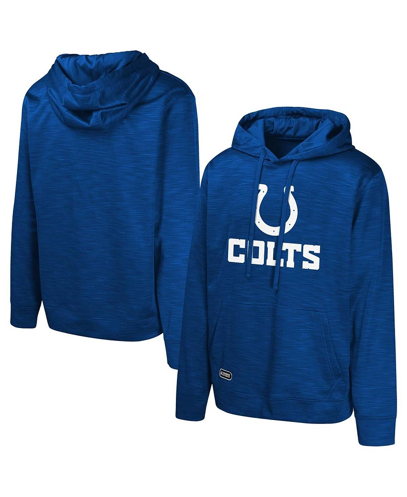 Outerstuff Men's Royal Indianapolis Colts Streak Fleece Pullover Hoodie