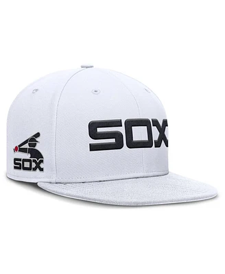 Nike Men's White Chicago White Sox Cooperstown True Performance Fitted Hat