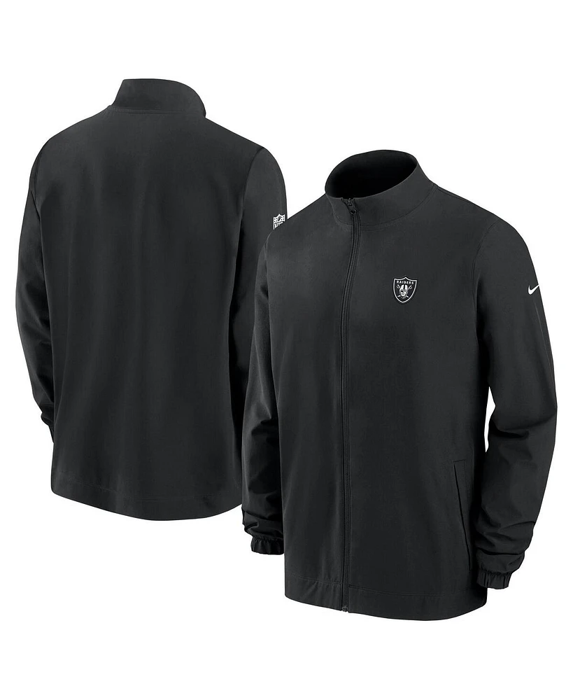 Nike Men's Black Las Vegas Raiders 2023 Sideline Full-Zip Jacket