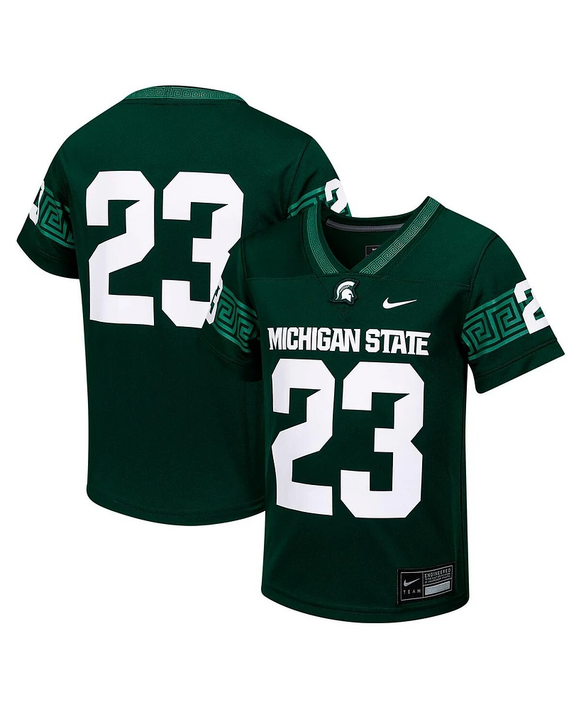 Nike Preschool 23 Green Michigan State Spartans Untouchable Football Jersey