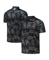 Columbia Men's Black Georgia Bulldogs Pfg Super Terminal Tackle Omni-Shade Bangalows Polo