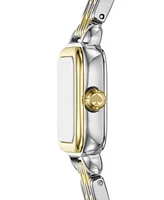 Kate Spade New York Women's Gracie Square Three-Hand Two-Tone Stainless Steel Watch, 25mm