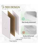 Wlive Nightstand 2 Drawer Dresser for Bedroom Small with Drawers Bedside Furniture Night Stand End Table Fabric Bins Closet
