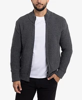 X-Ray Men's Full-Zip High Neck Sweater Jacket