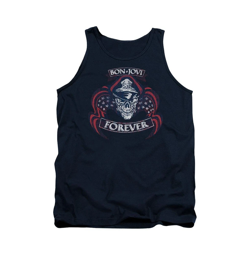 Bon Jovi Men's Forever Skull Adult Tank