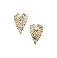 Sohi Ethereal Leaf Stud Earrings