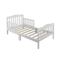 Slickblue Durable Wooden Baby Toddler Bed for Safe and Comfortable Sleep