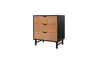 Slickblue Compact 3-Drawer Cabinet for Organized Storage and Stylish Display