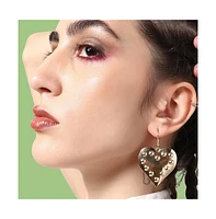 Sohi Casual Stone Drop Earring