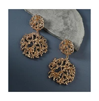 Dewy Dahlia Drop Earrings