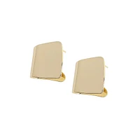 Sohi Folded Square Stud Earrings