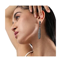 Sohi Bling Almond Drop Earrings