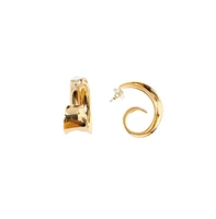 Sohi Casual Hoop Earrings