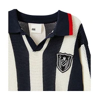 Cotton On Boys Preston Long Sleeve Knit Polo