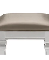 Slickblue Elegant Vanity Stool for Bedroom or Dressing Room Seating and Decor