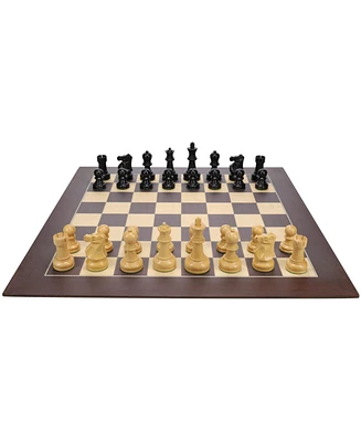 Bobby Fischer Ultimate Chess Set with Wooden Board 21.75 in., 3.75 in. King