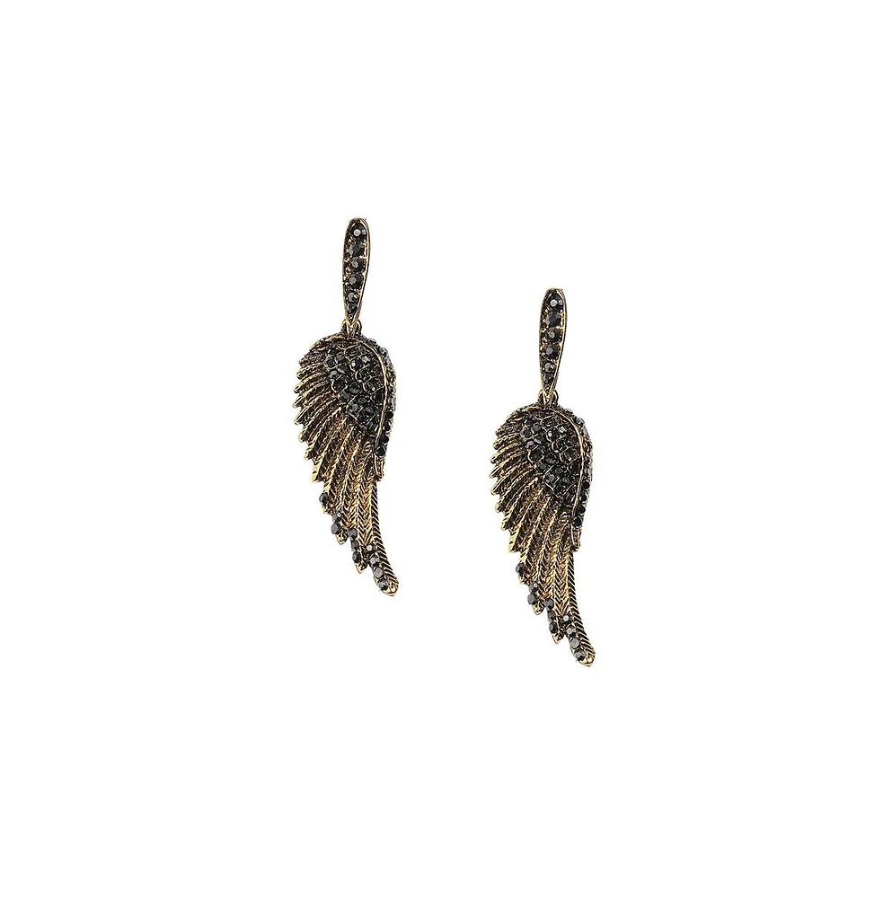 Angel Wings Drop Earrings