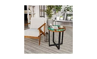 Slickblue Charming Round End Table for Stylish and Functional Living Room Decor