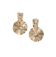 Sohi Textured Abstarct Drop Earrings