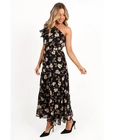 Petal and Pup Women's Layley One Shoulder Maxi Dress