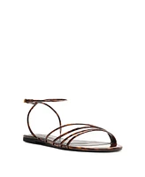 Schutz Women's Inez3 Round Toe Flat Sandals