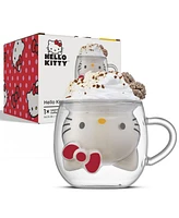 JoyJolt Hello Kitty 3D Double Wall Coffee Mug