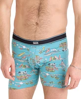 Saxx Men's Daytripper Relaxed-Fit Moisture-Wicking Printed Boxer Briefs