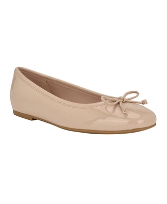 Calvin Klein Women's Bronte Square Toe Ballet Flats