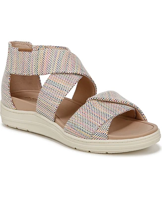 Dr. Scholl's Women's Time Off Fun Ankle Strap Wedge Sandals