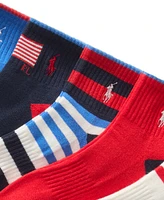 Polo Ralph Lauren Men's 6-Pk. Polo Usa Quarter Socks