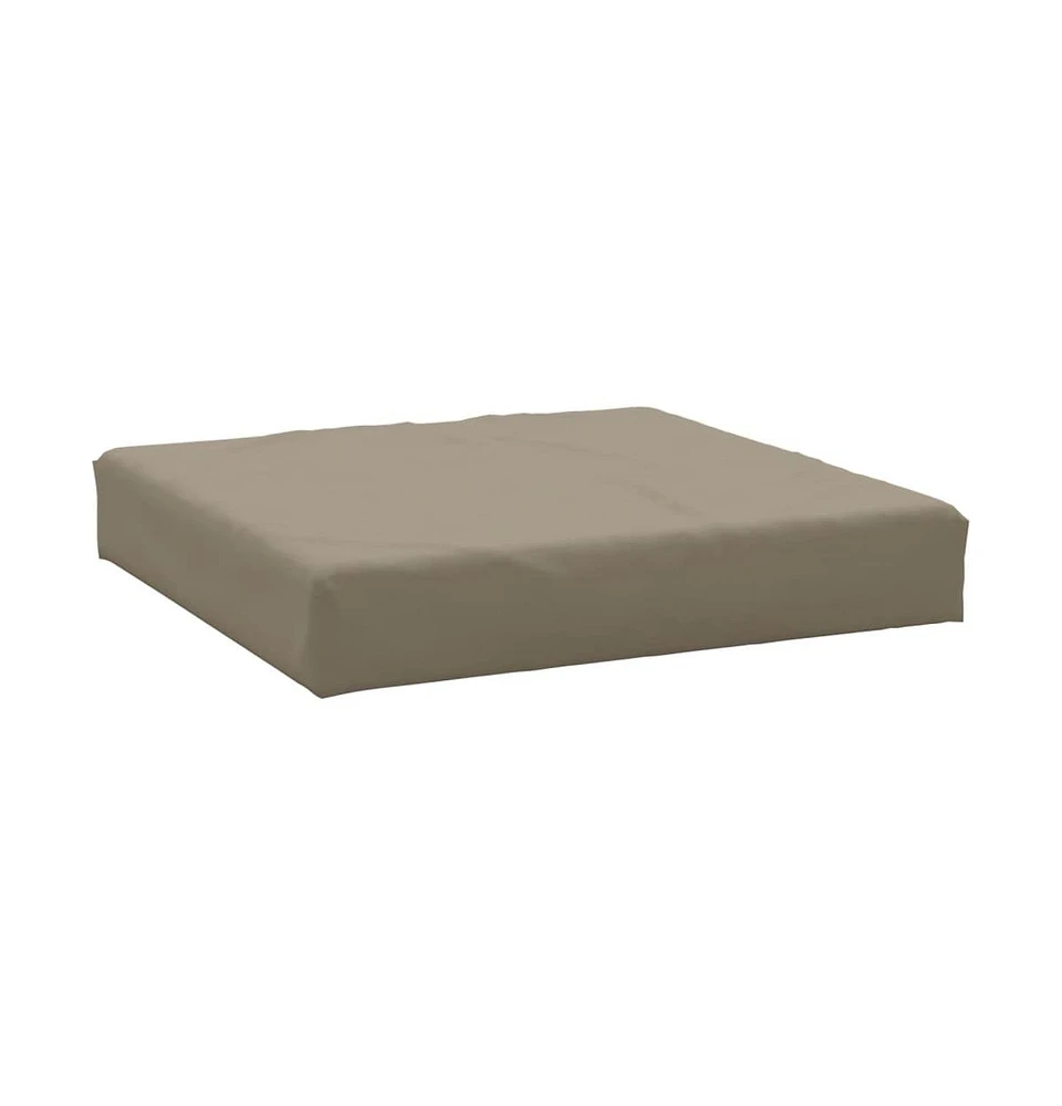 vidaXL Pallet Cushion Taupe 23.6"x23.6"x2.4" Oxford Fabric