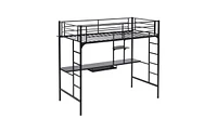 Slickblue Table Shelf Elevated Bed for Space-Saving Storage and Comfortable Sleeping