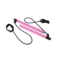 Cowin Pilates Bar with Foot Loop and Exercise Resistance Band