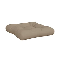 vidaXL Pallet Cushions pcs Taupe Fabric