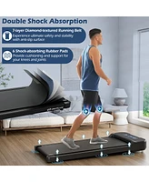Costway 2.5HP Under Desk Treadmill for Home and Office Remote Control Led Display