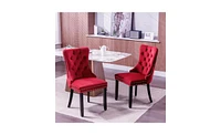 Slickblue High-End Tufted Contemporary Upholstered Dining Chair for Elegant and Comfortable Seating