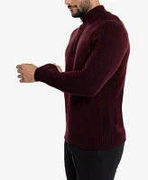 X-Ray Men's Quarter-Zip Pullover Sweater