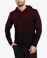 X-Ray Men's Color Blocked Hooded Sweater