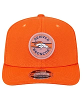 New Era Men's Orange Denver Broncos Adventure Patched 9SEVENTY Stretch-Snap Adjustable Hat