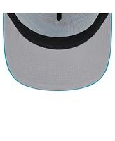 New Era Big Boys and Girls White/Aqua Miami Dolphins Distressed 9FIFTY A-Frame Snapback Hat