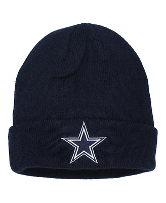 Outerstuff Big Boys and Girls Navy Dallas Cowboys Basic Cuffed Knit Hat