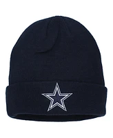 Outerstuff Big Boys and Girls Navy Dallas Cowboys Basic Cuffed Knit Hat