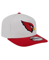 New Era Men's Stone Arizona Cardinals Decent 9FIFTY A-Frame Snapback Hat