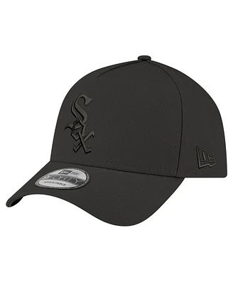 New Era Men's Black Chicago White Sox A-Frame 9FORTY Adjustable Hat