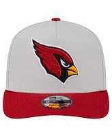 New Era Men's Stone Arizona Cardinals Decent 9FIFTY A-Frame Snapback Hat