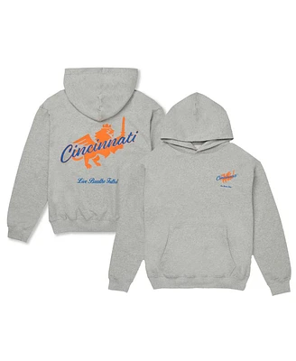 Live Breath Futbol Men's and Women's Gray Fc Cincinnati Pullover Hoodie