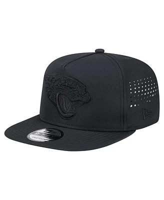 New Era Men's Black Jacksonville Jaguars Hydro A-Frame 9FIFTY Snapback Hat