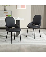 Dyhome Upholstered Dining Chairs, Set of 2