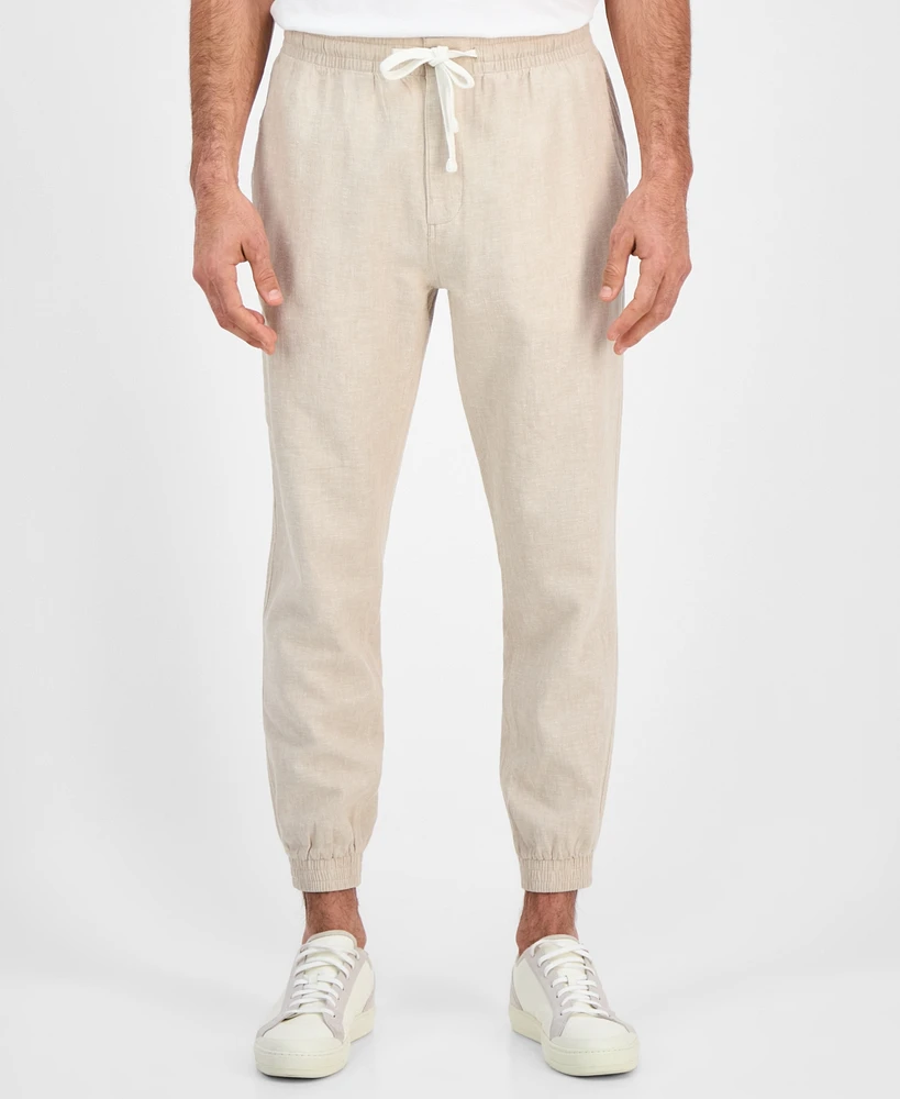 Sun + Stone Men's Linen Joggers, Exclusively at Macy's